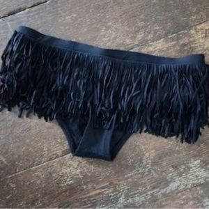 Fringe bikini bottom